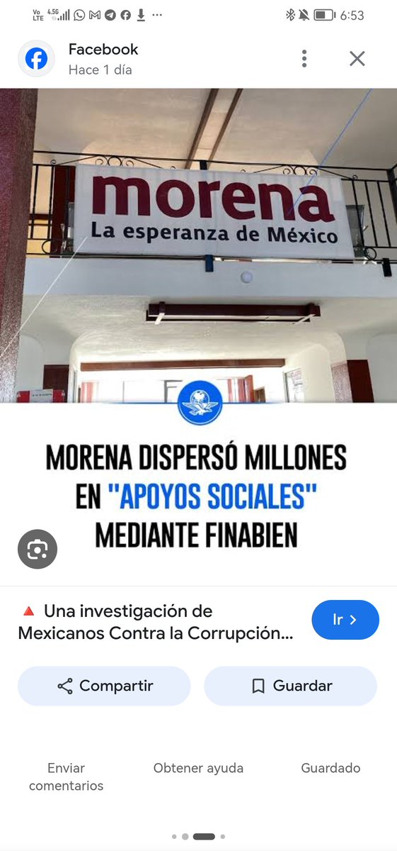 eliseocortes1's tweet photo. ESCÁNDALO: Morena usó Finabien (Banco del Bienestar) para dispersar 252 MIL apoyos sociales fantasma sin reportar al INE Pagaron 3.5 MDD en comisiones ¿Compra de votos o red oculta? Renuncia directora tras denuncia de MCCI
 @INEMexico @FinabienMex
@Claudiashein @PartidoMorenaMx https://t.co/yqfgZf7rKN