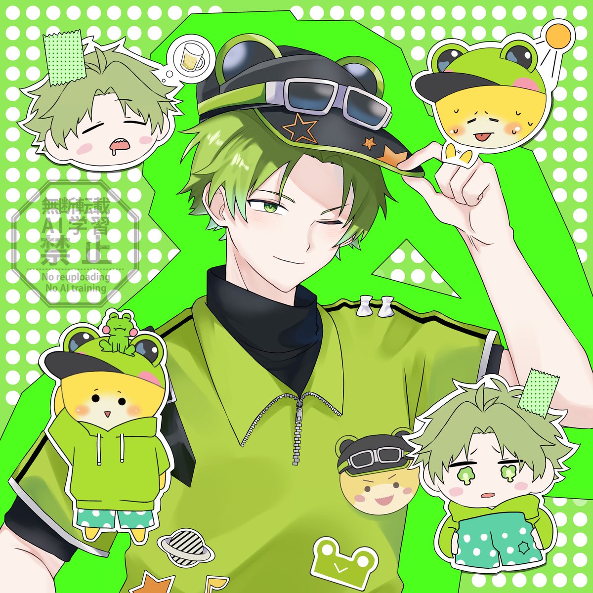 ba_shio67's tweet photo. 🐸🧢✨️
#ぴちあーと #からぴち https://t.co/sbqIYxioGJ