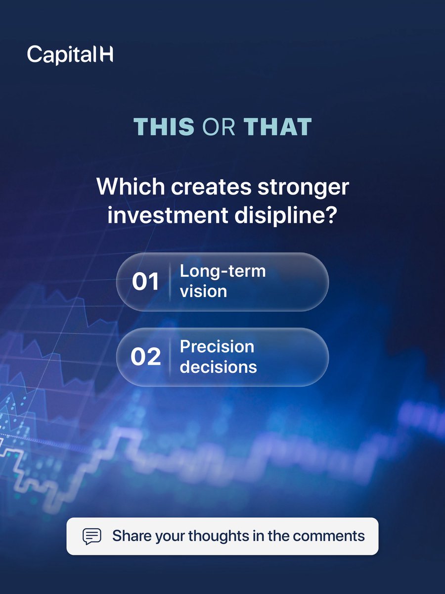 Capitalh_ae's tweet photo. #Investment discipline is shaped by vision and precision.

At #CapitalH execution defines outcomes https://t.co/npMc9vdPVE