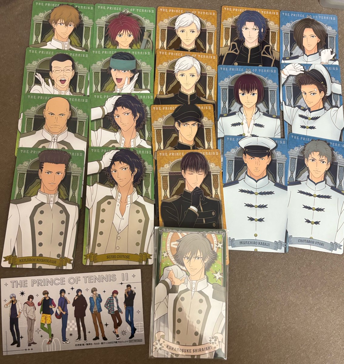 ookmsn1224's tweet photo. 【譲渡】新テニスの王子様 テニプリ 新テニ グッズ

迷子のグッズをお迎えしていただける方探しております🙇🏻‍♀️❗️

紙、カード類:100～
コースター:200～
ｱﾙｶﾅｶｰﾄﾞ:250～
缶バ:200～
アクキー:350～
アクスタ:500～

5点以上お迎えしていただける方はこちらで送料負担致します
⬇️ https://t.co/5uBri3z6wl