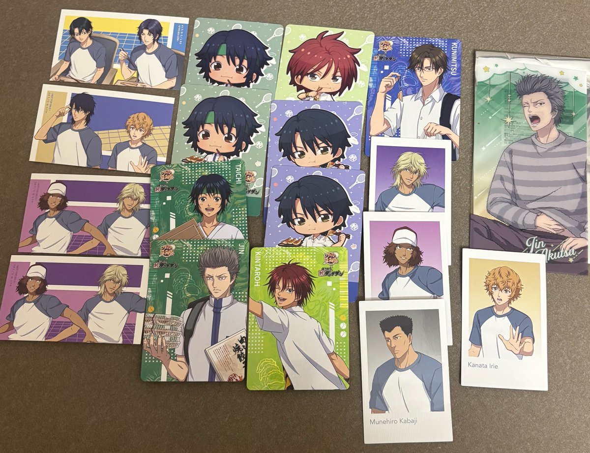 ookmsn1224's tweet photo. 【譲渡】新テニスの王子様 テニプリ 新テニ グッズ

迷子のグッズをお迎えしていただける方探しております🙇🏻‍♀️❗️

紙、カード類:100～
コースター:200～
ｱﾙｶﾅｶｰﾄﾞ:250～
缶バ:200～
アクキー:350～
アクスタ:500～

5点以上お迎えしていただける方はこちらで送料負担致します
⬇️ https://t.co/5uBri3z6wl