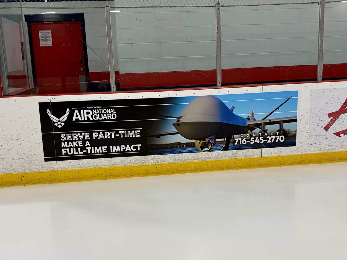 GibbyGroup's tweet photo. Proud to share a recent project with the Air National Guard supporting banners at Lincoln Park and various ice rinks around the Town of Tonawanda

Great to support an organization serving both locally and nationally! 

@107atwkrecruiting https://t.co/xhj3UCpsMo