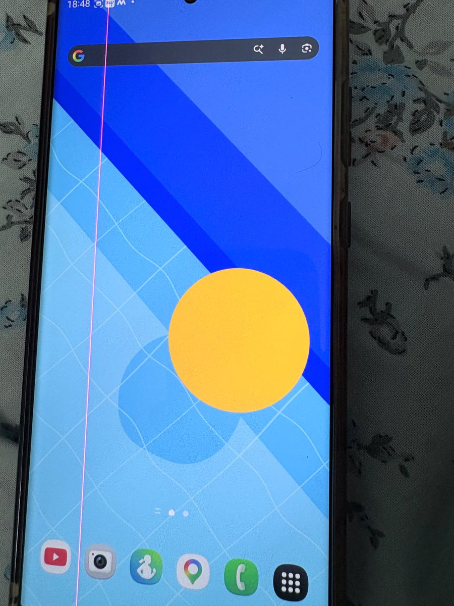 SpaceSubh's tweet photo. Hi samsung @SamsungMobile @SamsungIndia i faced pink line issue to my samsung s23 ultra. 
I updated my ui just 2 days back and now see this issue pink line... power on off didn't fix the issue @Samsung @samsung_from https://t.co/VzP5Ovgpyd
