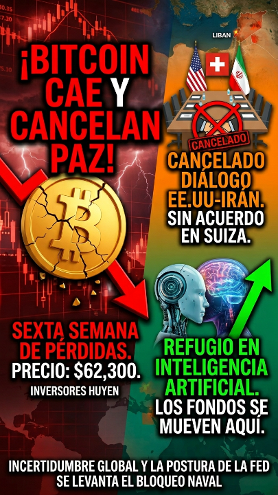 chachitossystem's tweet photo. 🔴 Bitcoin CAE a $62,300 por Irán y la FED ¿Qué viene ahora?  #inversione... https://t.co/BQs8AW9DnC a través de @YouTube #Bitcoin #BTC #Crypto #Criptomonedas #Ethereum #Altcoins #Trading #Inversiones #ETFBitcoin #FED https://t.co/FKLxYt7KyT