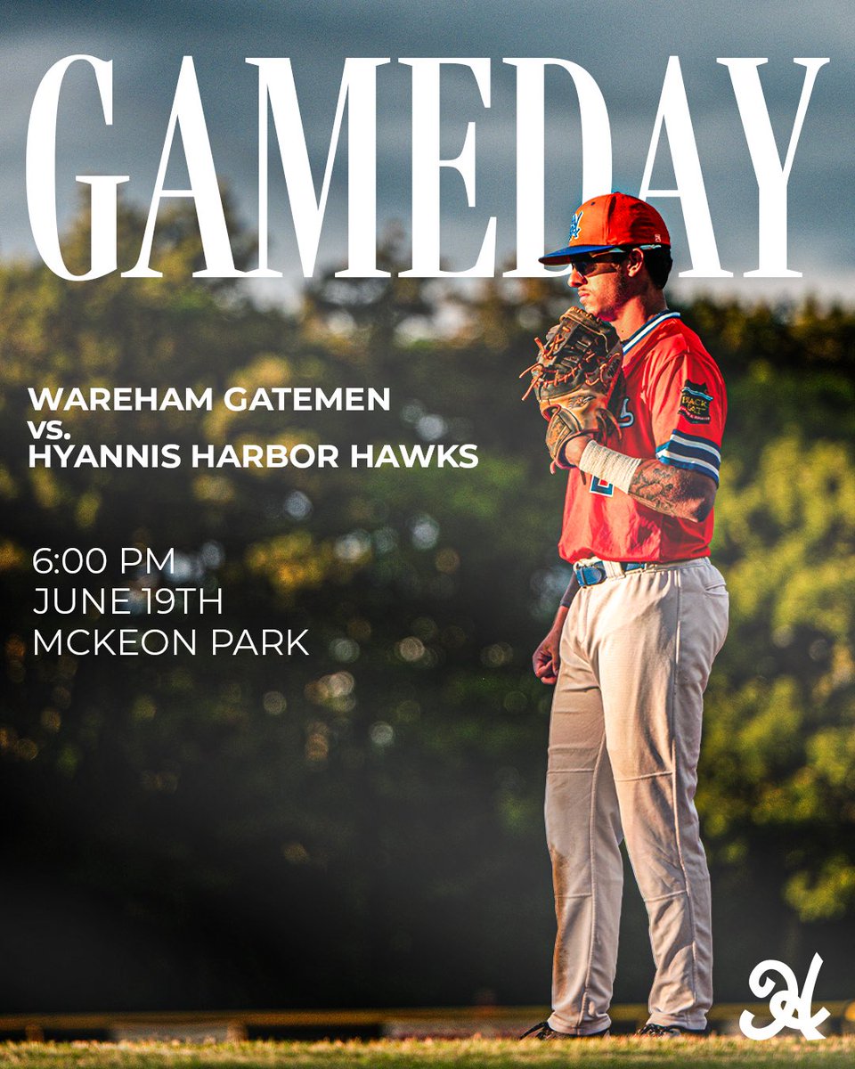 harborhawks's tweet photo. 🗞️ this just in: Hawks are ready to battle at home tonight
⚾️ Wareham Gatemen
⏰ 6:00pm
🏟️McKeon Park
#capecodbaseballleague #rollhawks https://t.co/Reclx4V8BJ