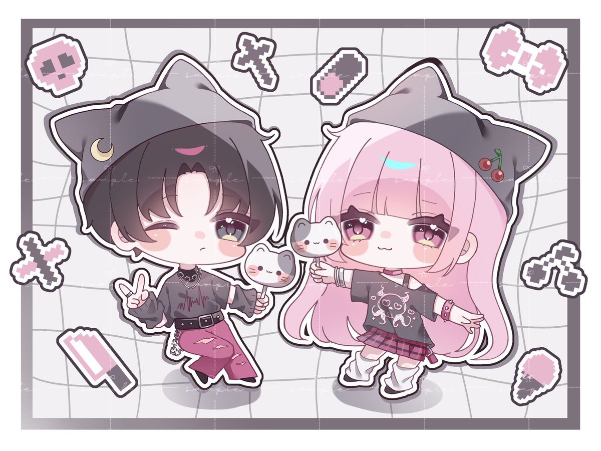 Say0___'s tweet photo. ︎︎︎︎☑︎サブカル量産 💀🖤受付中 ⸜  ෆ  ⸝‍
#有償依頼 #量産依頼 #イラスト依頼 https://t.co/IT9MvPA8eo