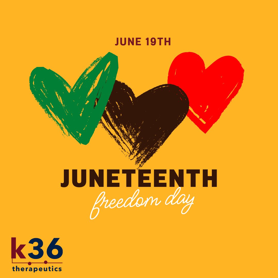 k36tx's tweet photo. Happy Juneteenth from K36.
Today we celebrate freedom, resilience, and progress while honoring the diverse communities that strengthen our future.
#Juneteenth #FreedomDay https://t.co/LwlNJhNcXV