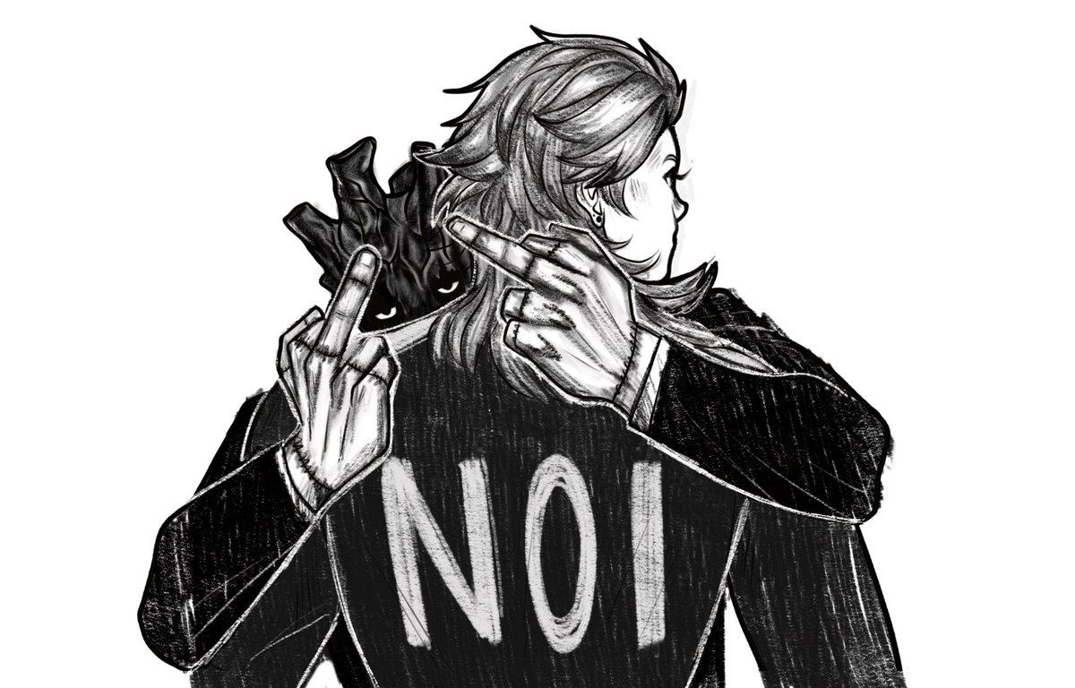 Marndraws's tweet photo. Some more Shin &amp; Noi :3

#dorohedoro #ドロヘドロ https://t.co/57N3xRyQwM