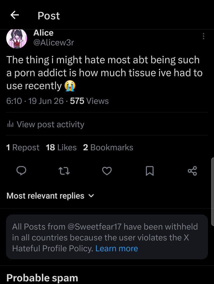 Alice tweet media