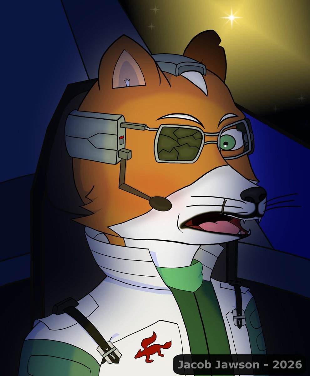 JacobJawson's tweet photo. James McCloud fanart I tried my very best at. 😤

#furry #furryartㅤㅤㅤ #starfoxfanart #starfox #nintendo @ima_1966 https://t.co/QiCNqRBRtb