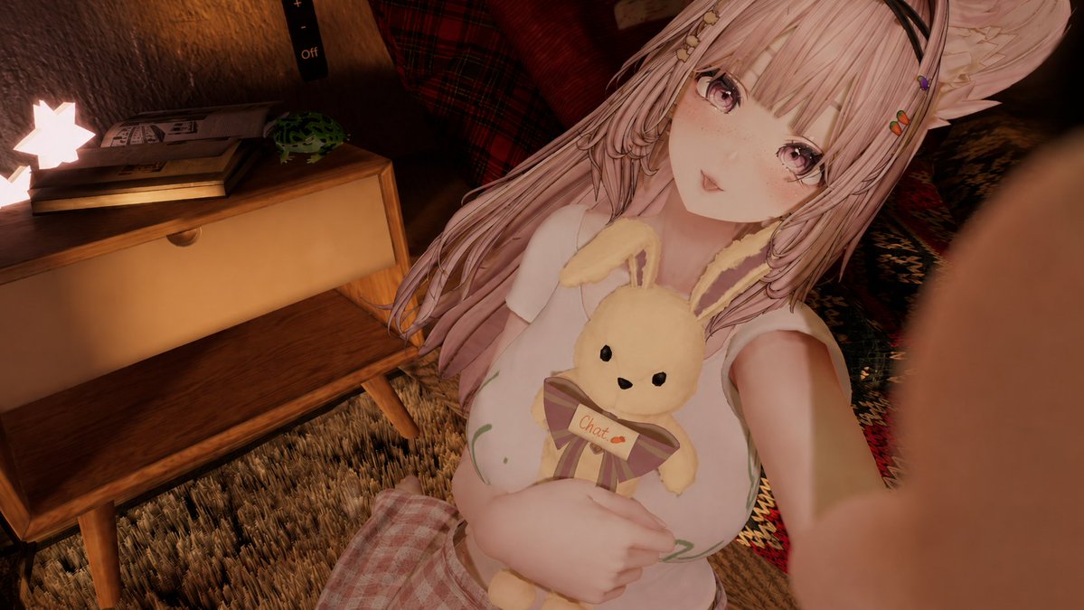 CinnamonBunVR's tweet photo. *Yawwnnnnnn* Good morning, I hope you slept well.

I wish you can be here holding me ❤️

~saved you a spot, I think you know where... https://t.co/srXDEih1z9