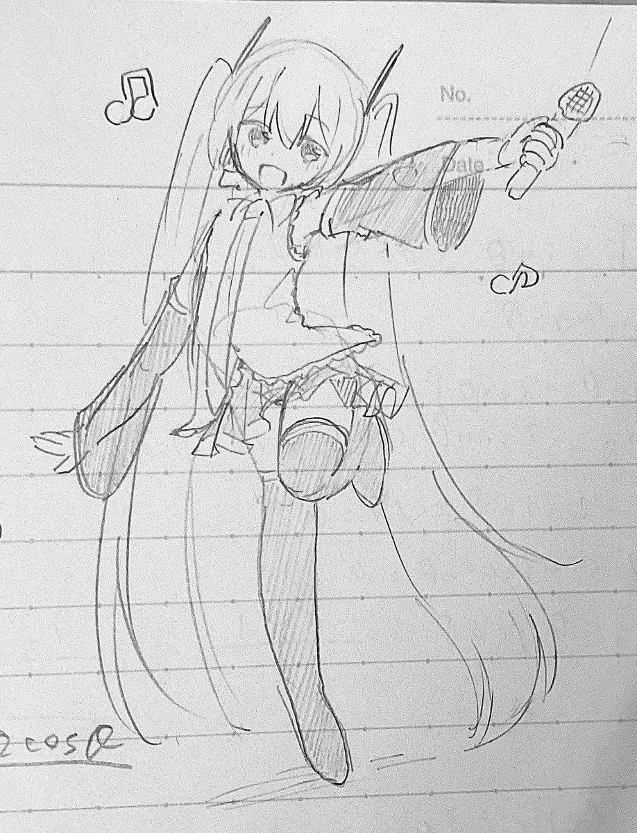 Narutomen35's tweet photo. ミクちゃん🎤 https://t.co/CGnEDOQ1B4