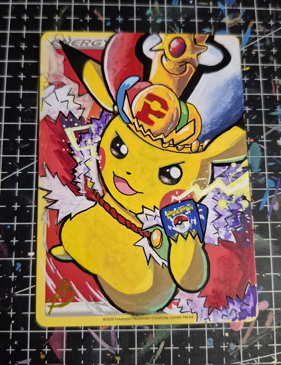 rubricalcapel13's tweet photo. Pikachu champions 2026 version!✨️ https://t.co/oNlqS9vdKn