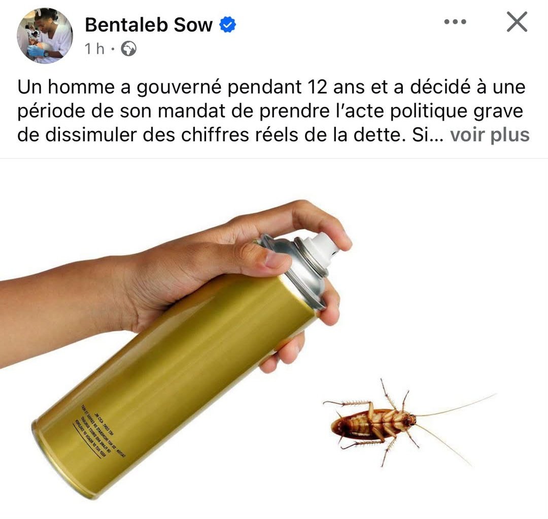 Rassoul__ly's tweet photo. 📌🚨 De Bentaleb Sow 🎙️ : 

« Un homme a gouverné pendant 12 ans et a décidé à une période de son mandat de prendre l’acte politique grave de dissimuler des chiffres réels de la dette. Situation découverte après prise de pouvoir et certifiée par le rapport de la Cour des Comptes commandé par le Président de la République qui, lui-même , a révélé au public le terme « dette cachée »en février 2025 lors d’une déclaration à son atterrissage, de retour de Addis Abeba. 

Une situation qui a mis à l’épreuve les promesses électorales et qui nous a plongé dans une situation économique catastrophique, de grands efforts  consentis par le gouvernement de l’époque et une politique de transparence qui a coûté ce que ça a coûté sur les possibilités de mobilisations de fonds

Et aujourd’hui on nous ramène encore un débat sur la sémantique,sur même  l’existence ou pas de cette dette cachée, encore sur qui l’a dit qui ne l’a pas dit. 

Décidément la dette était cachée, mais le mépris, lui, n’a jamais pris la peine de se dissimuler »