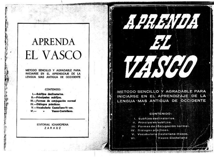 matihuelus's tweet photo. @JGC1898 En esa época se creo la primera cátedra de vasco de la historia de España. Y luego la segunda. Había manuales en español para aprender vascuence. Increíble cómo tenéis que inventar un pasado perseguido. Y lo aprendieron por presión social, por la misma que huyeron 200k vascos https://t.co/pscpLueqKf