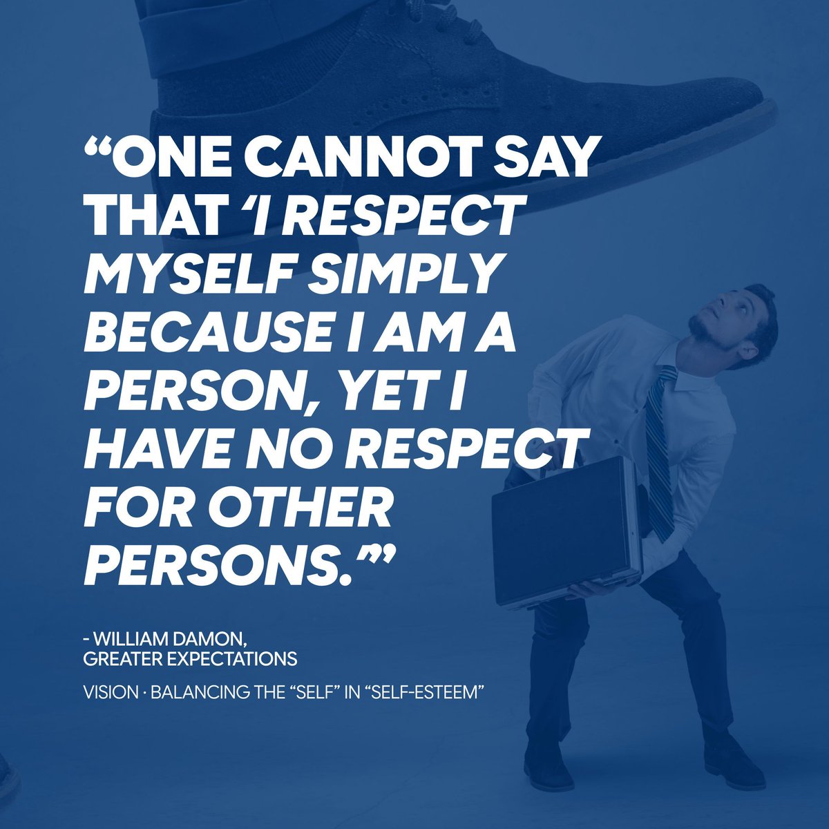 visionorg's tweet photo. A reminder from William Damon's research that self-worth is not a solo project.

For more on this topic, visit https://t.co/shoe5bJvCa. 

https://t.co/f1vQRPuStX https://t.co/MeKK2fABg8