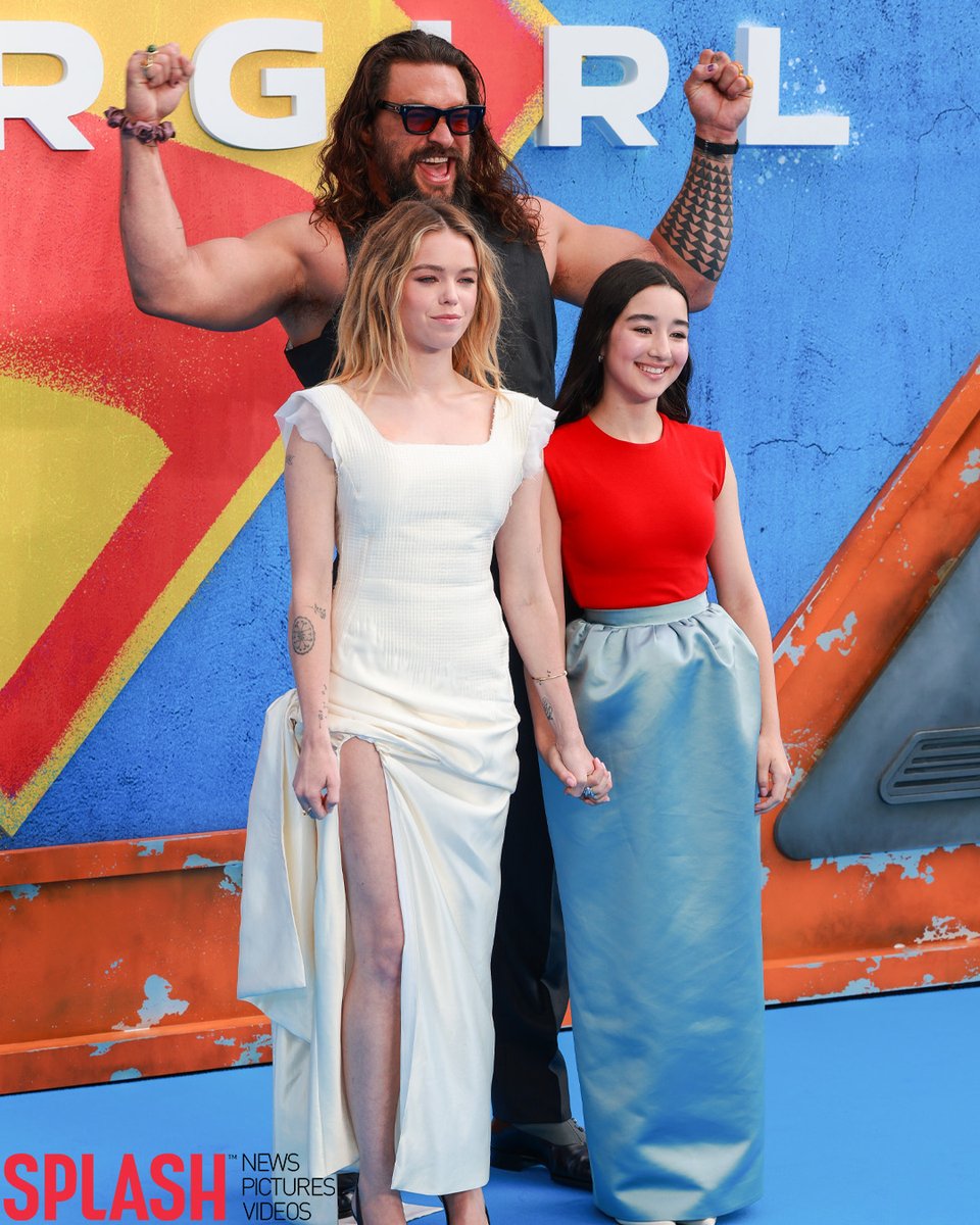 SplashNews's tweet photo. Supergirl lands in London! 🦸🏼‍♀️

Milly Alcock, Jason Momoa, Eve Ridley, and more attend the 'Supergirl' UK sneak peek event at in London ✨ https://t.co/Rff7TTmJvy