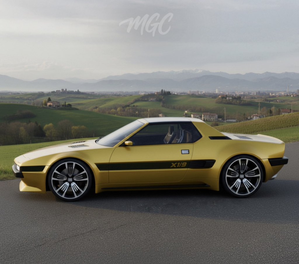 Imagine a FIAT x19 that looks like this Rate this design out of 10