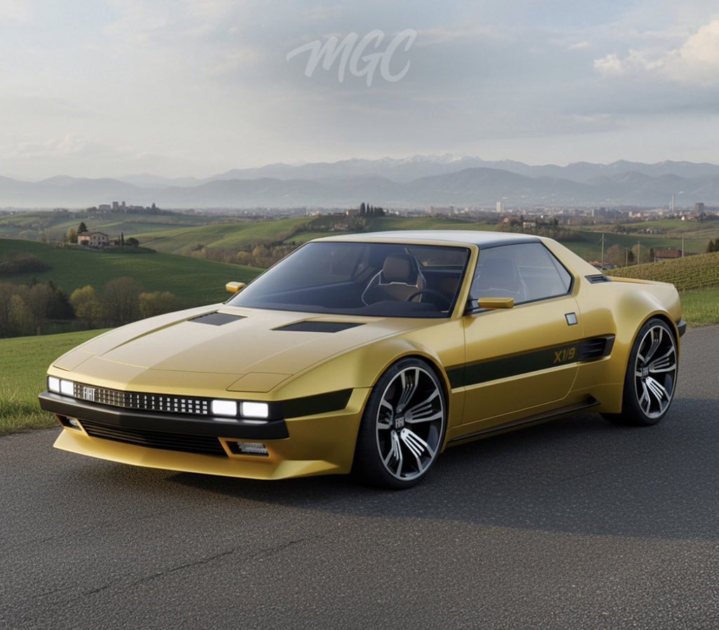 Imagine a FIAT x19 that looks like this Rate this design out of 10