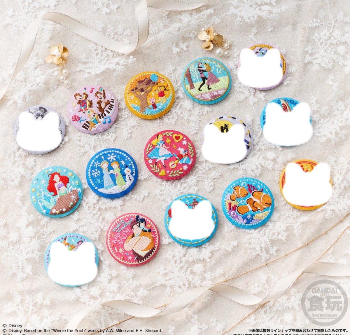 tanakarvy's tweet photo. 交換 譲渡
ディズニー 刺繍 缶バッジ

譲 ➡️ チップとデール クラリス くまのプーさん 眠れる森の美女 アリエル アナと雪の女王 不思議な国のアリス シュガーラッシュ ファインディング・ニモ
求 ➡️ 定価➕送料

纏めての方優先
仮約束になります。 https://t.co/KX4MOlYFGo