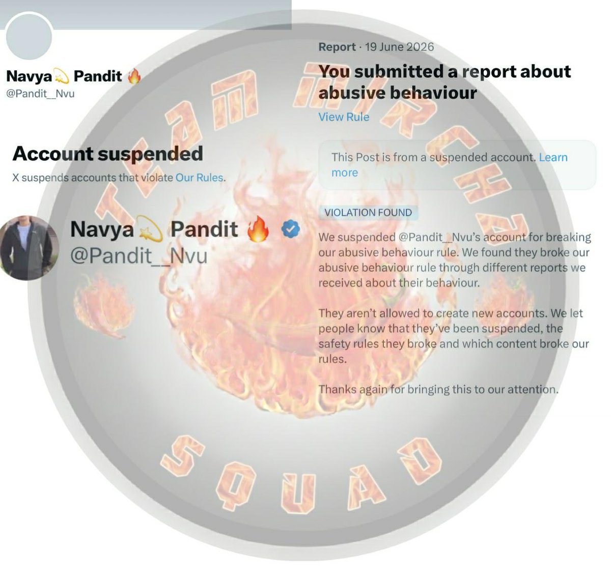 mircha_squad's tweet photo. 𝕌ℙ𝔻𝔸𝕋𝔼 ℕ𝕆:-𝟚𝟚𝟛𝟞
ℍ𝔸ℕ𝔻𝕃𝔼:- @Pandit__Nvu 
ℝ𝔼ℙ𝕆ℝ𝕋𝔼𝔻 𝔹𝕐 #𝕋𝔼𝔸𝕄_𝕄𝕀ℝℂℍ𝔸
𝕊𝕌𝕊ℙ𝔼ℕ𝔻𝔼𝔻 𝔹𝕐 𝕏 https://t.co/0t4ViiJZ4V