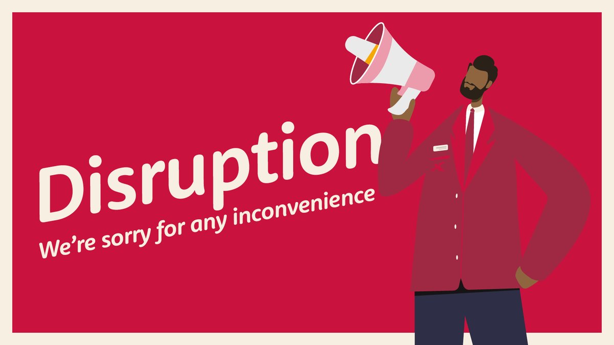 CrossCountryUK's tweet photo. NEW: Due to a points failure between Birmingham New Street and Birmingham International, all lines are blocked.  

Train services running through these stations may be cancelled, delayed, or diverted via Solihull.

More info here: https://t.co/UI1q9ruCPT https://t.co/YDrBUelxEp