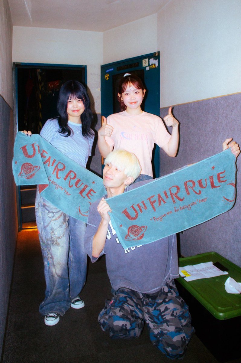 UNFAIR_RULE's tweet photo. 2026年6月19日(金)

UNFAIR RULE
'' Forgive me for being me '' tour
@ 名古屋 THE BOTTOM LINE
-ONEMAN-

ありがとうございました！

📸 @sarunaki https://t.co/RSreutHgIr