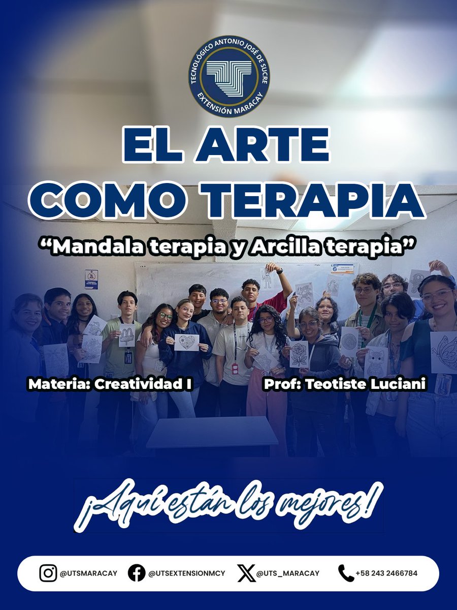 uts_maracay's tweet photo. El diseño no siempre tiene que ser perfecto, a veces solo tiene que ser terapéutico. 🏺🌀

Estuvimos explorando el arte-terapia a través del modelado en cerámica y la simetría de los mandalas. 

#maracay https://t.co/protePAwj2