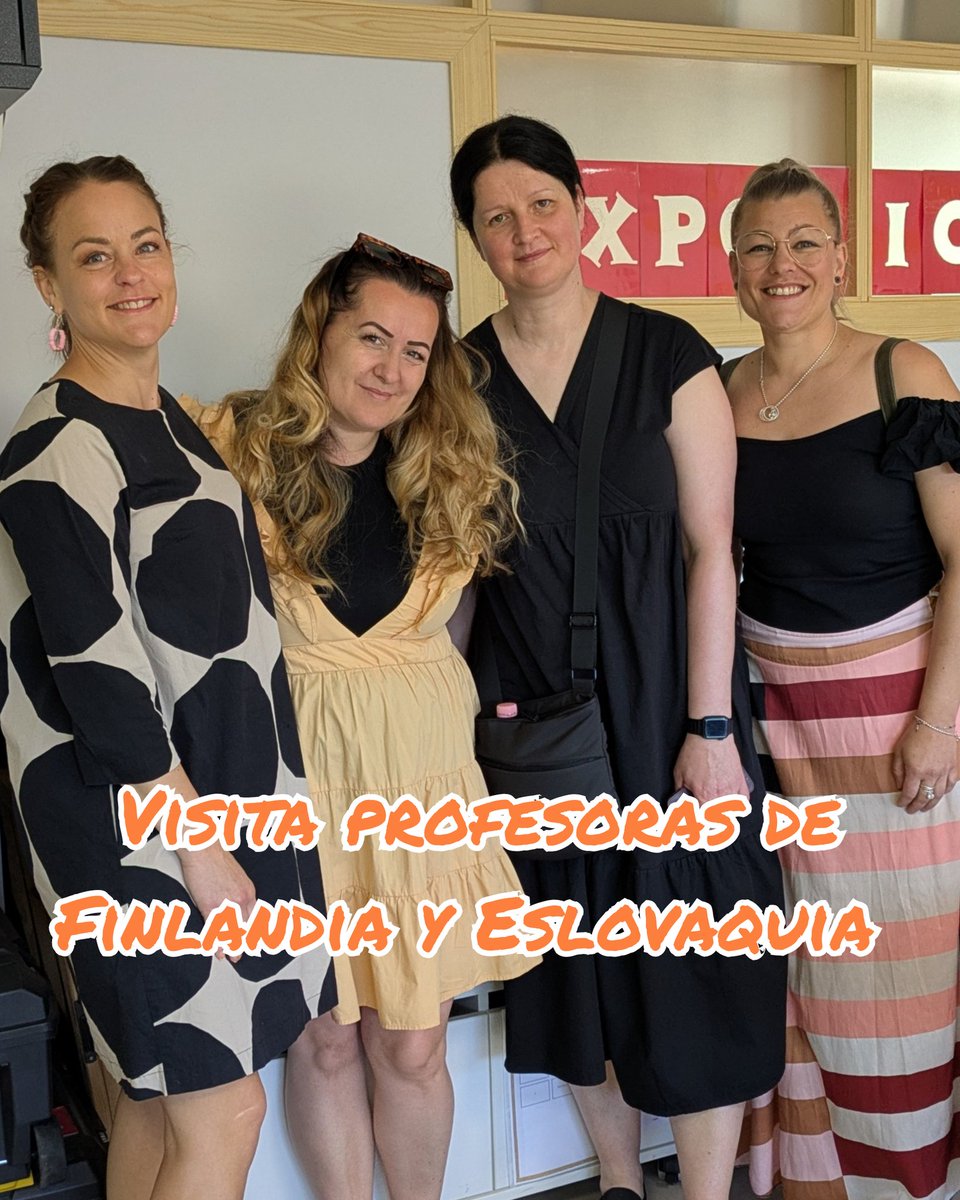 Arcodelasierra's tweet photo. La semana pasada nos visitaron profesoras de Finlandia y Eslovaquia. Recorrieron nuestras clases e intercambiaron impresiones con alumn@s y docentes. ¡Una experiencia muy enriquecedora! @sepiegob #erasmusplusproject #erasmus https://t.co/2txLQOEfZO