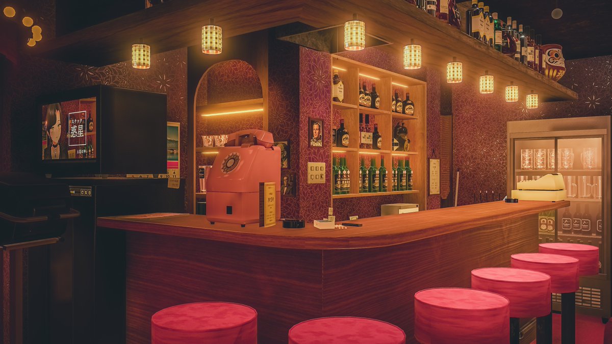 Neomance's tweet photo. Nightlife Karaoke Bar
夜のカラオケバー

World : スナック惑星
Author : Moffco

#VRChat_world紹介 #Neo写真 https://t.co/Kqp2vj4OpY