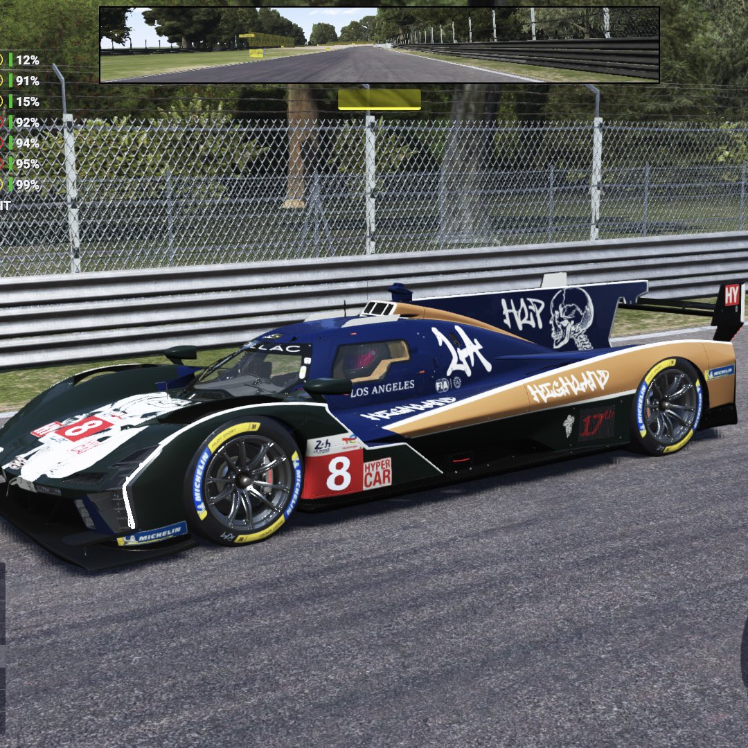 sxrdzz's tweet photo. Highland Racing 
Cadillac V-Series.R
livery designed by me https://t.co/8ROcBugmYB