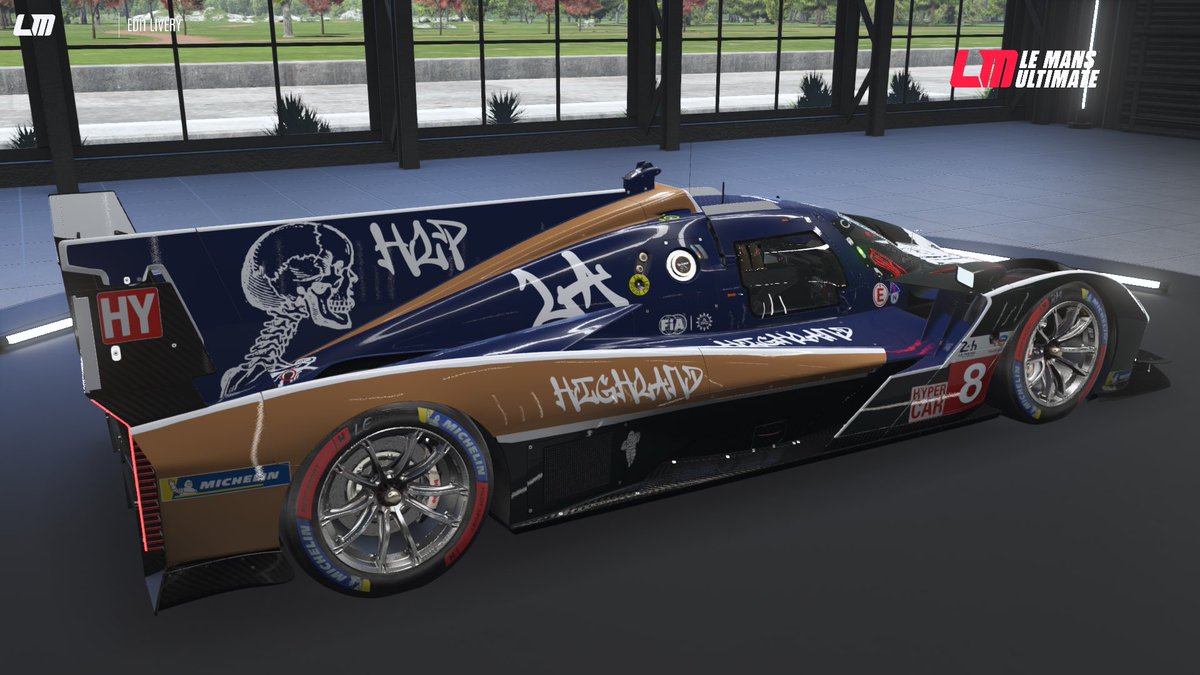 sxrdzz's tweet photo. Highland Racing 
Cadillac V-Series.R
livery designed by me https://t.co/8ROcBugmYB