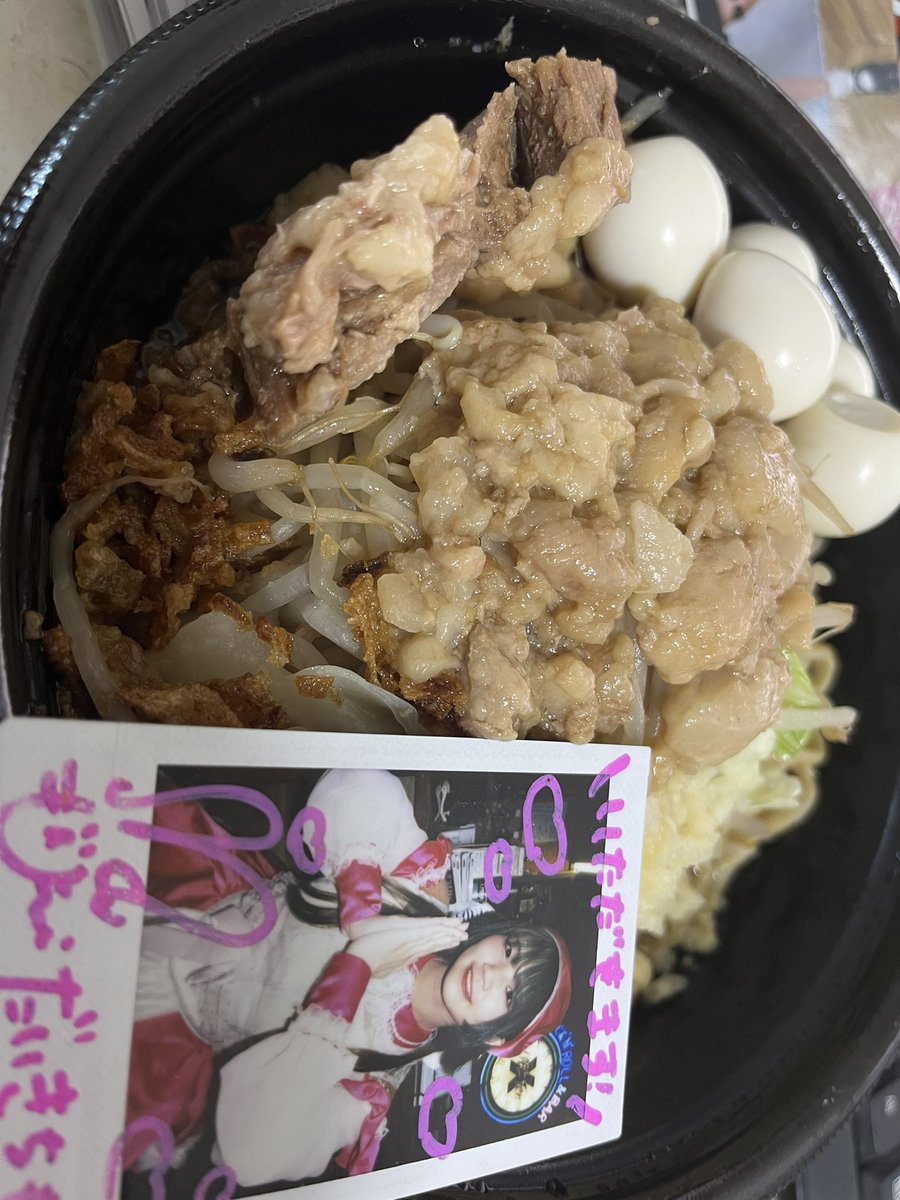 daikichi_cc's tweet photo. @coppeudon うずら入れた二郎系のラーメン、美味しいよ？ https://t.co/jgupmtbAMM