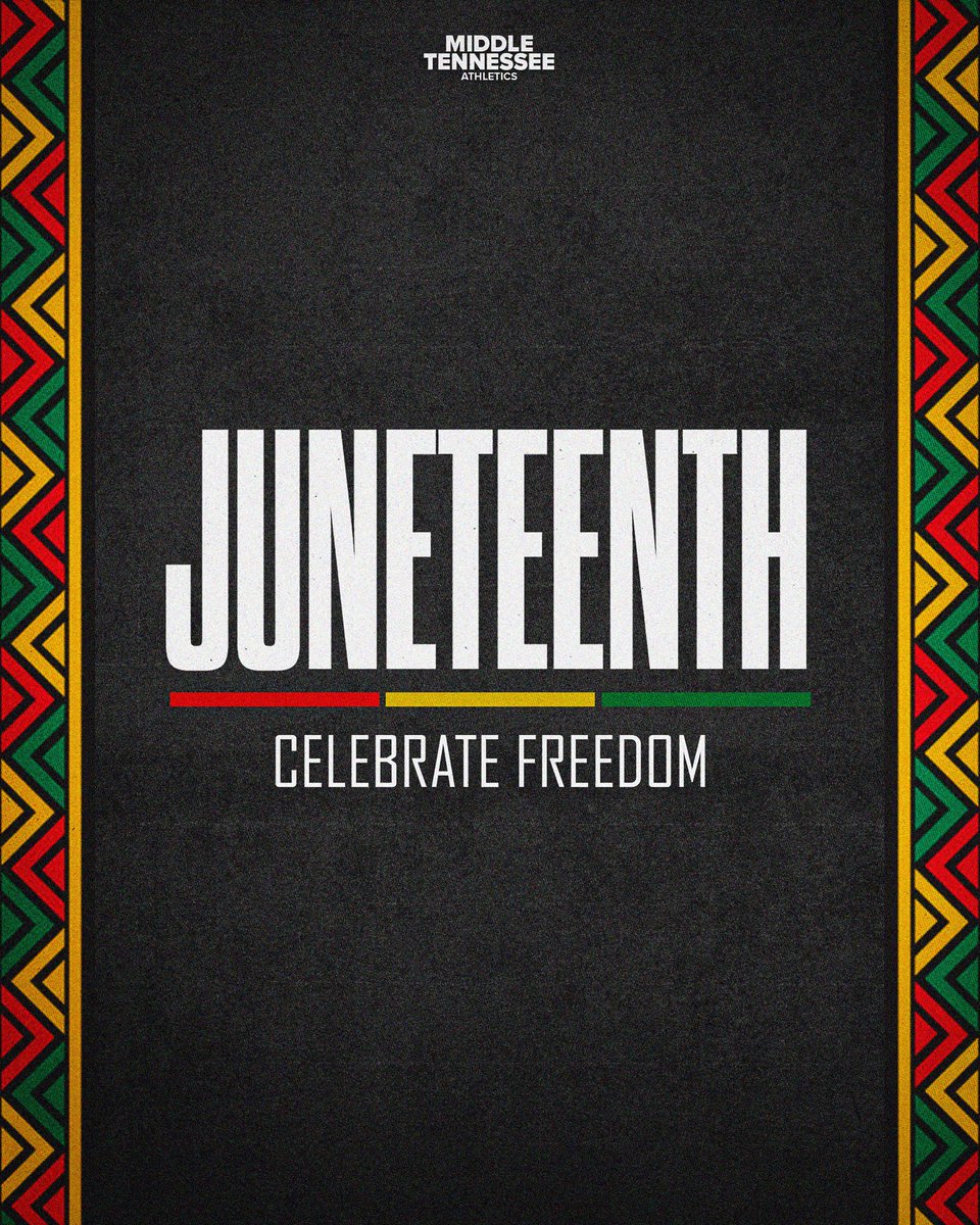 MTAthletics's tweet photo. Celebrating freedom and honoring history. 

#BLUEnited https://t.co/JKDs9VBn84