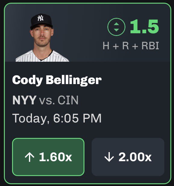 JohnSmitGuy's tweet photo. I’m taking Ian Happ and Cody Bellinger today for 1.5 HRR.

Happ with 15 total HRR &amp; Bellinger with 22 total HRR in their last 7. https://t.co/sQH3LfaiEh