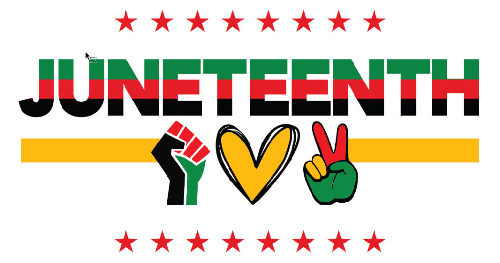 LeftNofucx's tweet photo. Happy Juneteenth!! We must all make sure that the facts, truths and lessons of history are not ignored, denied, or forgotten. 
#Juneteenth #SpreadLove #SpeakTruth #LiveFearlessly https://t.co/1pGgP3rbc6