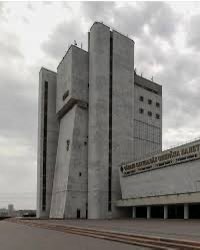 Heater762's tweet photo. @tedlieu I guess it’s no coincidence that it looks like a Russian Brutalist arts center. https://t.co/QjVcsXSpXw