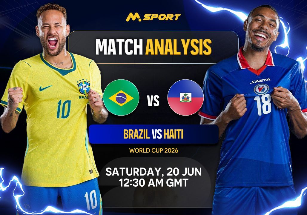 MSportOfficial's tweet photo. 🇧🇷 Brazil needs a response.

A draw with Morocco have left the five-time champions chasing their first win of the tournament, and Haiti stands in their way in Philadelphia.

Vinicius Jr rescued Brazil on matchday one, but Carlo Ancelotti's side knows one point from two games would turn Group C into unnecessary drama.

Haiti impressed despite losing to Scotland and will not make life easy, but history says this fixture usually means goals.

Brazil have scored 17 times in three previous meetings with Haiti. 👀

Can the Selecao finally get going?

Read the full preview, predicted lineups and betting prediction 👇

🔗 https://t.co/gU9Q4ZnIz5 

#Brazil #BrazilVsHaiti #WorldCup2026 #FIFAWorldCup #ViniciusJr #Raphinha #Selecao #GroupC
