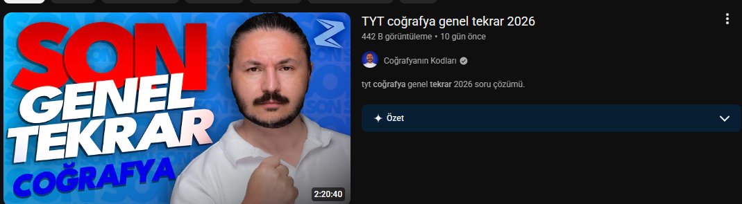 Lyraxx06's tweet photo. selamlar
coğrafyam çok sağlam değil bir akşamda olduğu kadar tekrar etmeye öğrenmeye çalışacağım
hangi video daha iyidir
10 gün önce paylaştığı video sorular üzerinden
4 ay önce paylaştığı msü tyt ise kodlamalar üzerinden anlatıyor
hangisi daha verimlidir yardımcı olur musunuz https://t.co/N4Nz9NoDLq