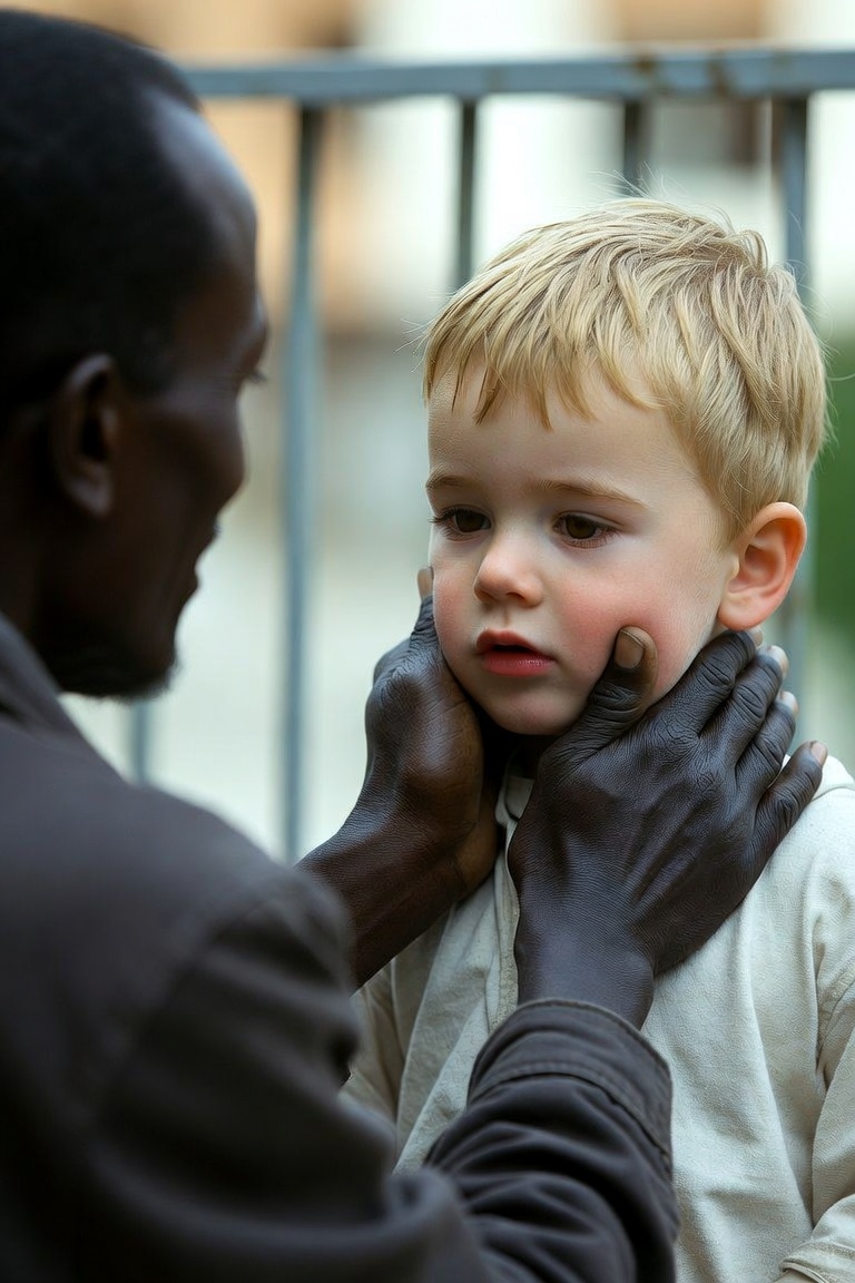 SaP011's tweet photo. Tragedy narrowly averted in Brescia, Italy 🇮🇹:

A Nigerian immigrant initially attempted to grab a child by the neck, but the child managed to break free and escape. 

He then lunged at a 3-year-old boy, violently seizing him by the neck and attempting to strangle him.

An Italian passerby saw the attack, immediately intervened, subdued the man and saved the child’s life.

The attacker was arrested and even tried to kick and punch the police officers.