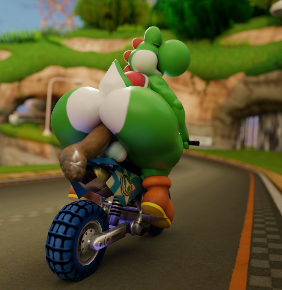Masked_Man_0's tweet photo. CW: fart/scat
Driving behind Yoshi might be a bad idea https://t.co/0iModi964b