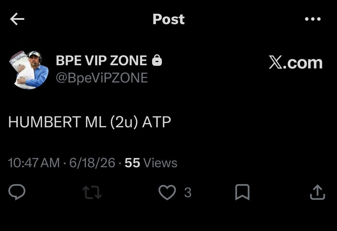 BPESPORTSS's tweet photo. MAX BET CASH FOR CLIENTS🔥🔥

METS ML (5u) MAX💰💰💰💰💰💰
HUMBERT ML (2u) 💰💰💰💰💰💰

RT LIKE COMMENT FOR FREE PLAY BACK IN A BIT 👀 

HUGE VIP PROMO 📱 DM ME NOW! https://t.co/YPXSbWSuy1