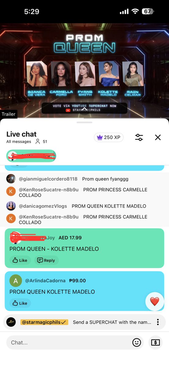 JustJoyOnX's tweet photo. Let's vote for #KoletteMadelo as #PromQueen on #StarMagicalProm2026 Stellar Awards.
Every vote counts! Eto lang muna nakayanan. Hanggang June 26 pa yan kaya vote tayo until then.
Let's go moonies! https://t.co/DgNMqvhdEl