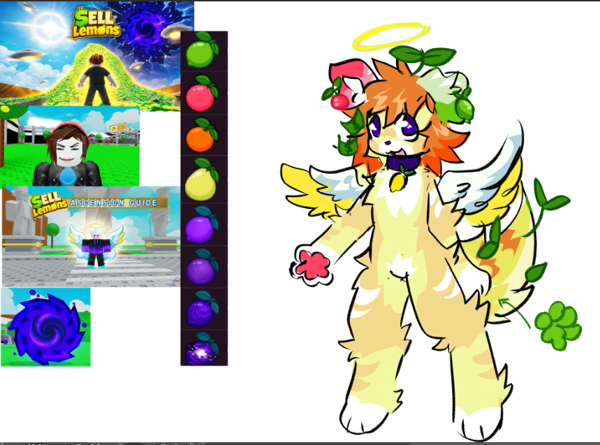 cornzdoodle's tweet photo. sell lemons furry oc because i am  a #goofball (good version ) evil Void vesrsion coming NEVER!! https://t.co/erg6gGYLEZ