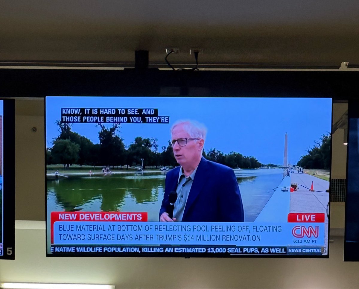 PaulaYScanlan's tweet photo. so you’re telling me cnn has time to do a several minute segment on “floating material” in the reflecting pool, but has zero minutes to cover the UK gang rapes??? https://t.co/ry76Ta1cpD