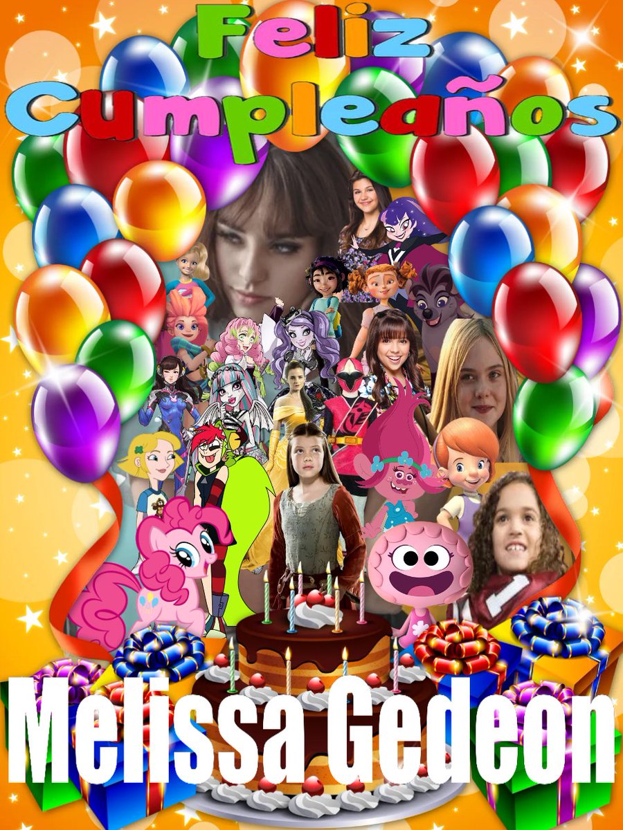 Camelo2017's tweet photo. Feliz cumpleaños @meligmusica Dios te bendiga y que todos tus deseos se hagan realidad. Felicidades.
#MyLittlePonyLaMagiaDeLaAmistad #LaLeyDeMiloMurphy #Villanos #LasCronicasDeNarnia #LaBellaYLaBestia #MonsterHigh #PowerRangersNinjaSteel #Overwatch #DemonSlayerKimetsuNoYaiba https://t.co/eRngpL7qgX