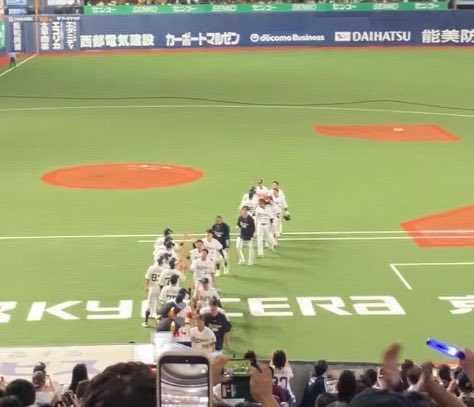 mjs_sol_kinki's tweet photo. おりほー！！！🥹😂🙌サヨナラ勝利‼️🎉最高の思い出です❣️
#バファローズ #Victory https://t.co/A7vqTvdwvs