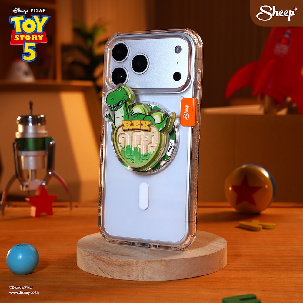 Applesheepth's tweet photo. #SHEEPcollab #ToyStory5 #PhoneGrip

UNPLUG. BE YOU. เล่นกับ SHEEP ใน Toy Story 5 Collection ได้แล้ววันนี้!

SHEEP Phone Grip - Toy Story 5
ที่แปะมือถือดีไซน์ของเล่นย่อส่วน มีให้เลือกถึง 4 แบบ!

🩵 Toy Story 5 (เขย่าเล่นได้)
รวมแก๊ง Toy Story 5 อย่าง Rex, Slinky Dog, Aliens, Forky และ Hamm ในกล่องของเล่น สามารถเขย่าเล่นได้

🤎 The Cowboy (กลิ้งลูกบอลให้ลงมุม)
Woody บนพื้นหลังรูปดาวสีน้ำตาล และข้อความ “Let’s ride COWBOY” พร้อมลูกบอลด้านใน สามารถกลิ้งเล่นให้ลงมุมดาวได้

💜 The Ranger (กางปีกได้)
ดีไซน์ชุดของ Buzz Lightyear มีปุ่ม Control และปีกด้านข้างที่สามารถกางออกได้

💚 Rex Roar (เขาวงกตลูกบอล)
ดีไซน์ไดโนเสาร์ Rex เป็นเขาวงกต พร้อมลูกบอลด้านในให้กลิ้งออกจากเขาวงกต

☑️ แม่เหล็กติดแน่น เกี่ยวมือถือกันร่วง
☑️ ตั้งมือถือเวลาใช้งาน ดูวิดีโอต่าง ๆ ในแนวนอน
☑️ ใช้ได้กับเคสมือถือทุกรุ่นที่มี MagSafe

PLAY NEVER GOES OUT OF STYLE!
SHEEP Phone Grip - Toy Story 5
Price 349 THB

📤 พร้อมบริการส่งด่วนพิเศษ ฟรีทั่วไทย!
Shop: Toy Story 5 Collection
👉 https://t.co/sj8ll3q3BN