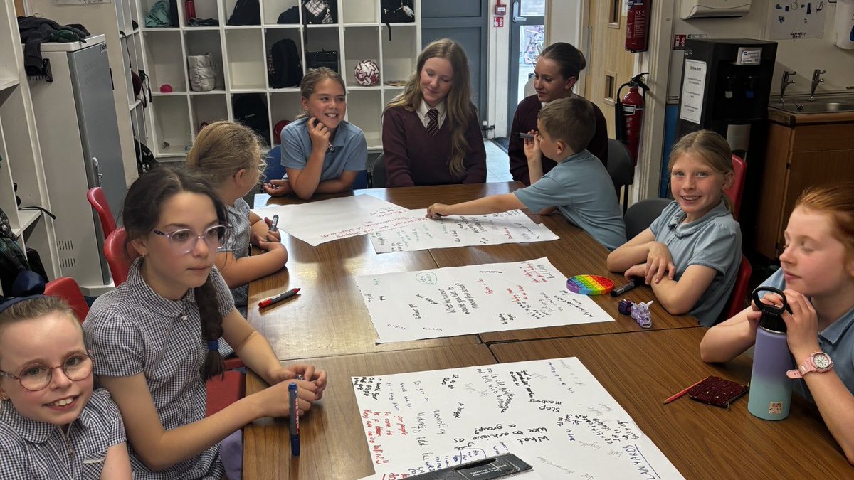 PrestatynHigh's tweet photo. Our Anti-Discrimination group spent a wonderful afternoon at @ysgolbodnant  today. Their amazing and inspirational learners are creating their own group. We cannot wait to see what they achieve! https://t.co/WL8JD5GINx
