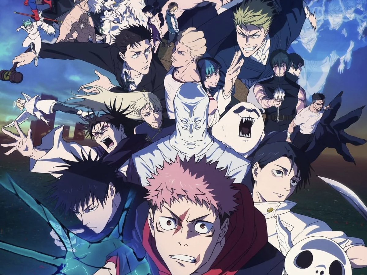 SukunaONFN2's tweet photo. Jujutsu Kaisen season 4 will end on Chapter 221, in which it will be setting up a Gojo Vs Sukuna movie.

Season 5 will be the final season &amp; will come after the Gojo Vs Sukuna movie &amp; will have 12 episodes. Are you guys excited? https://t.co/xrbjILs9DQ